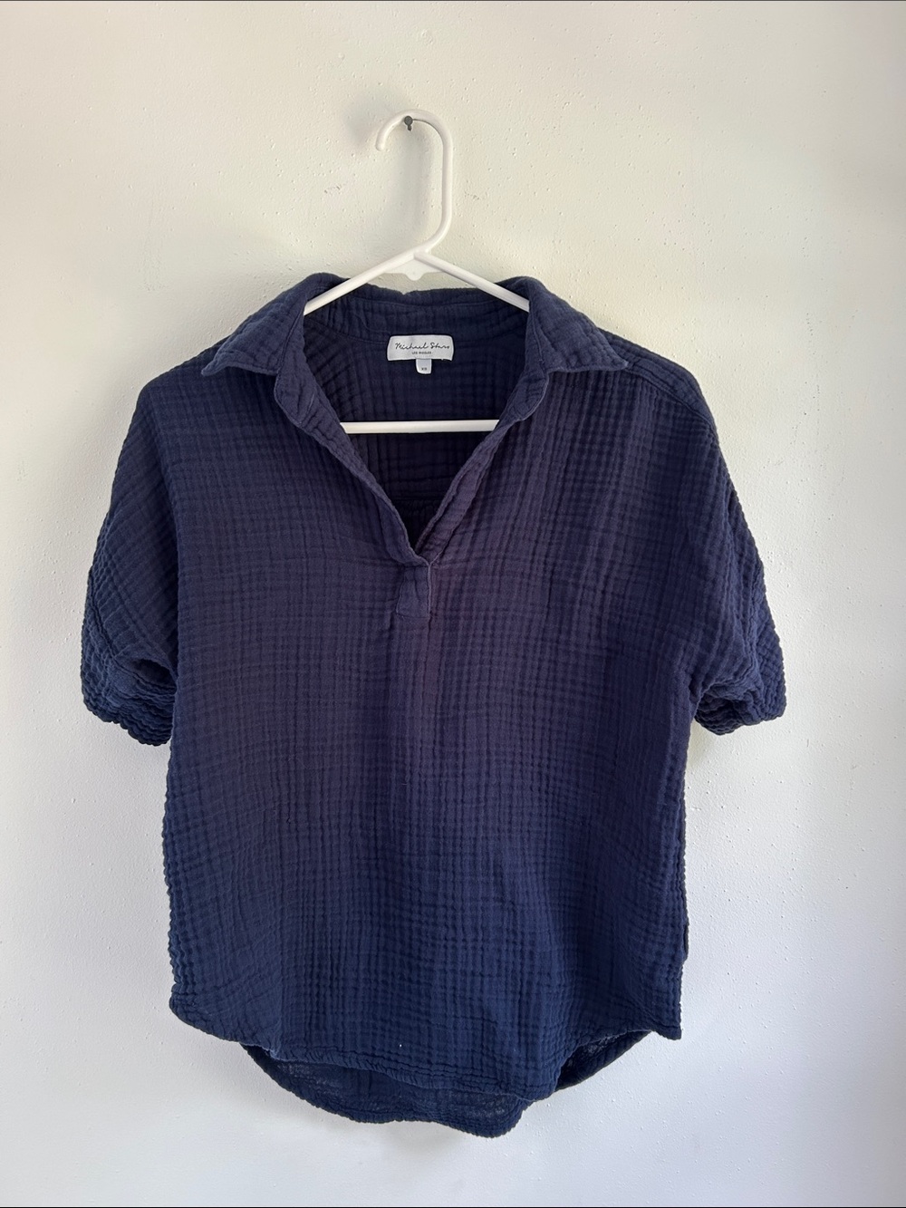 Michael Stars Gauze Popover Shirt